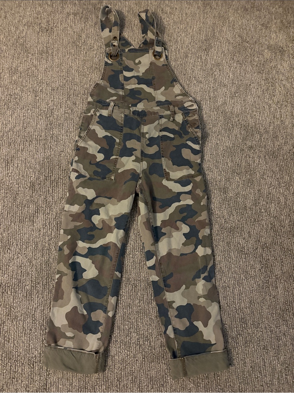 Anthropologie Camo Overalls - Green Camouflage - Picture 2 of 3